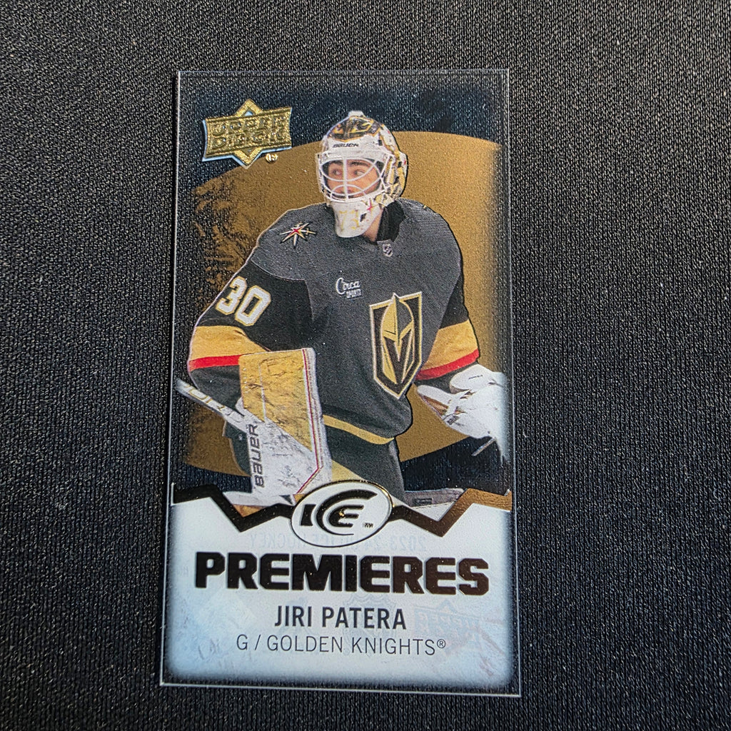 2023-24 Upper Deck Ice Mini Acetate MI-15 Jiri Patera /99 Vegas Golden Knights