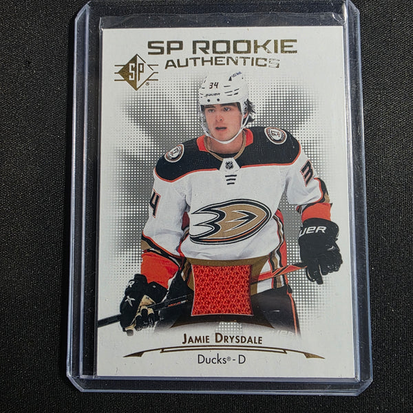 2021-22 Upper Deck SP Authentic SP Rookie Authentics Jersey Jamie Drysdale Anaheim Ducks RC