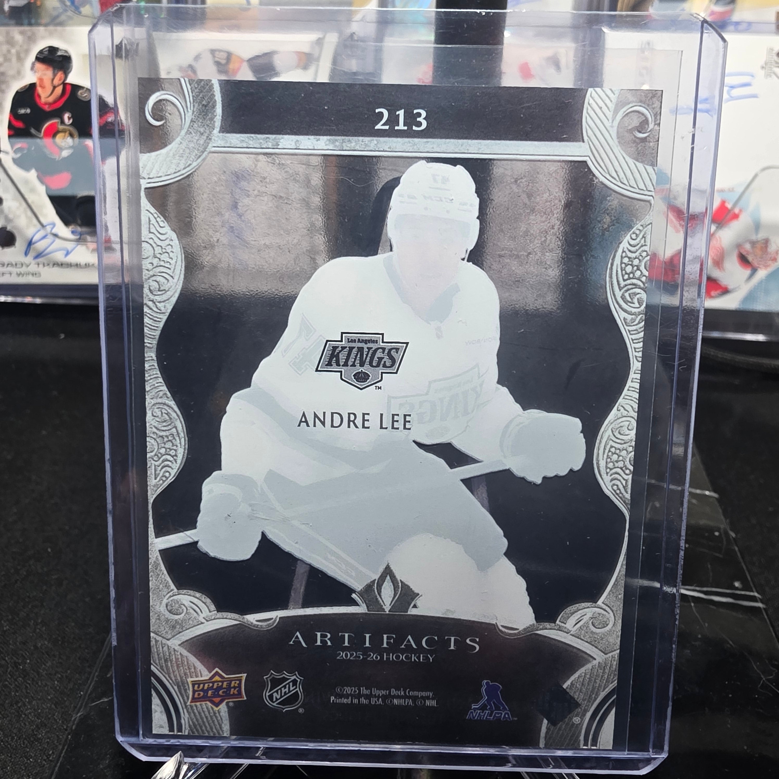2025-26 Upper Deck Artifacts Rookies Andre Lee Los Angeles Kings RC