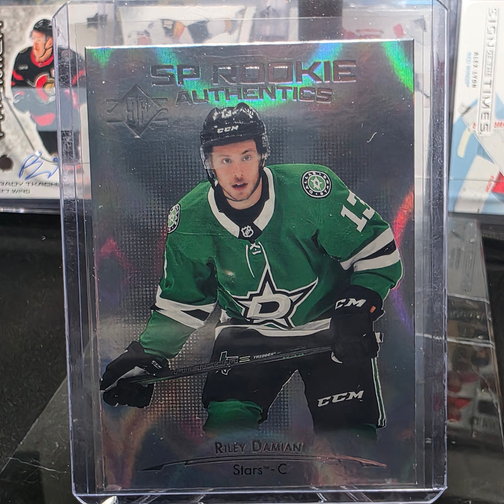 2021-22 Upper Deck SP Authentic Riley Damiani #126 SP Rookie Authentics Dallas Stars