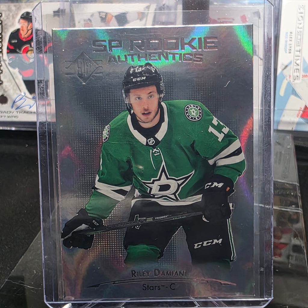 2021-22 Upper Deck SP Authentic Riley Damiani #126 SP Rookie Authentics Dallas Stars