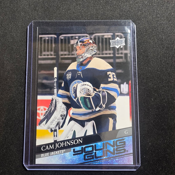 2020-21 UD Extended Cam Johnson Young Guns #712 Columbus Blue Jackets