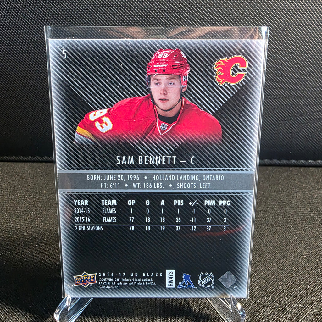 2016-17 Upper Deck Black 5 Sam Bennett /299 Calgary Flames