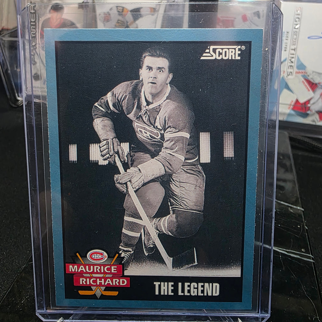 1992-93 Score 549 The Legend Maurice Richard Montreal Canadiens