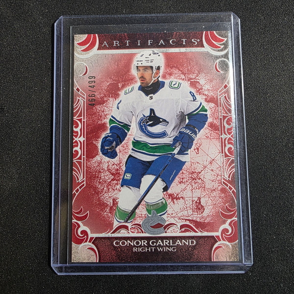2024-25 Upper Deck Artifacts Ruby #45 Conor Garland 466/499 Vancouver Canucks