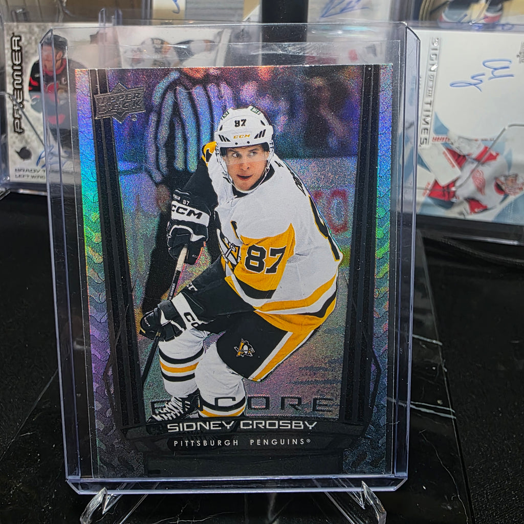 2025-26 Upper Deck Series 2 Sidney Crosby #E-145 Encore Pittsburgh Penguins