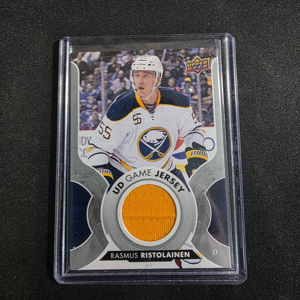 2014-15 Upper Deck UD Game Jersey Rasmus Ristolainen Buffalo Sabres