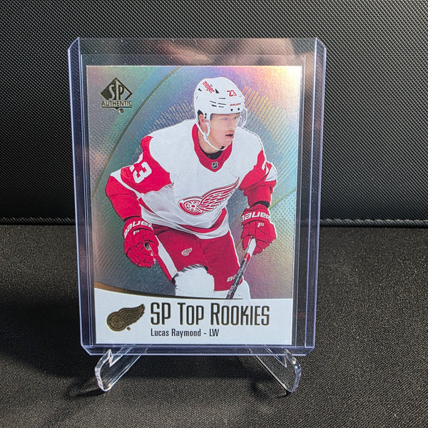 2021-22 SP Authentic SP Top Rookies TR-41 Lucas Raymond Detroit Red Wings