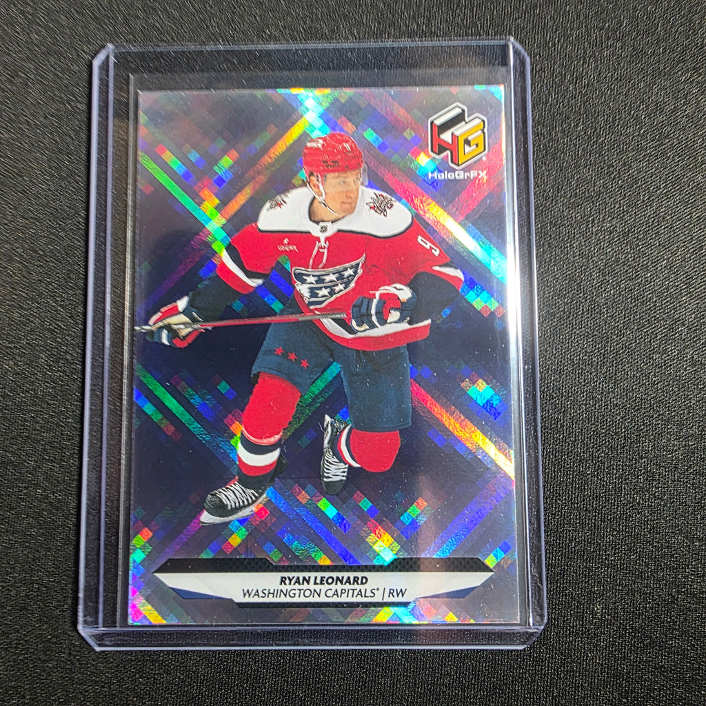 2025-26 UD Extended Series - Ryan Leonard HoloGrFX HG-2 Capitals