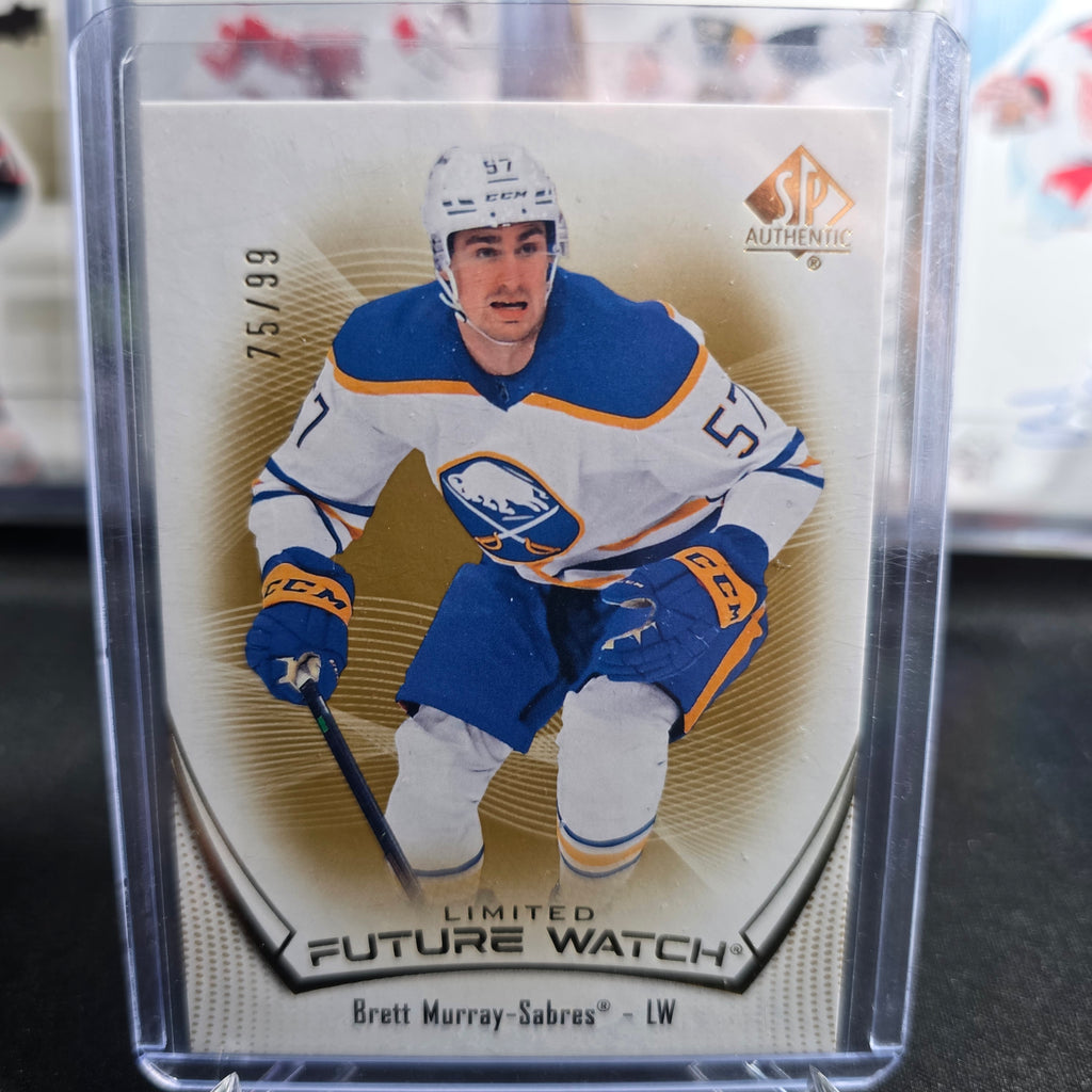 2021-22 SP Authentic Brett Murray #116 Limited Future Watch 75/99 Buffalo Sabres RC