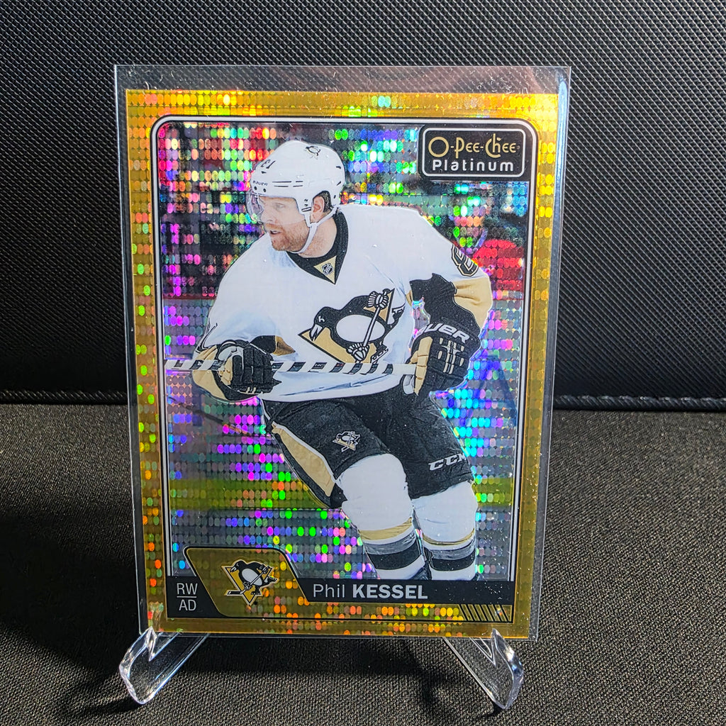 2016-17 O-Pee-Chee Platinum Seismic Gold 58 Phil Kessel /50 Pittsburgh Penguins