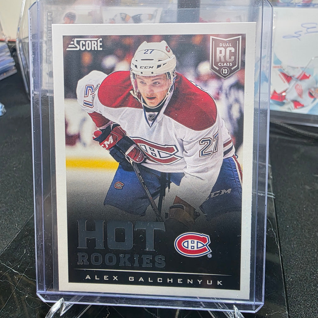 2013-14 Panini Score 645 Hot Rookies Alex Galchenyuk Montreal Canadiens
