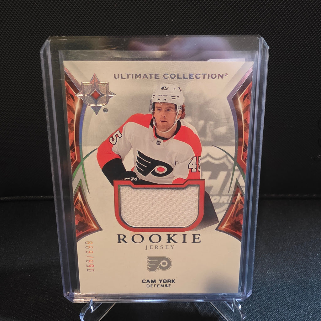2021-22 UD Ultimate Collection Cam York Rookie Jersey 119 058/699 Flyers RC