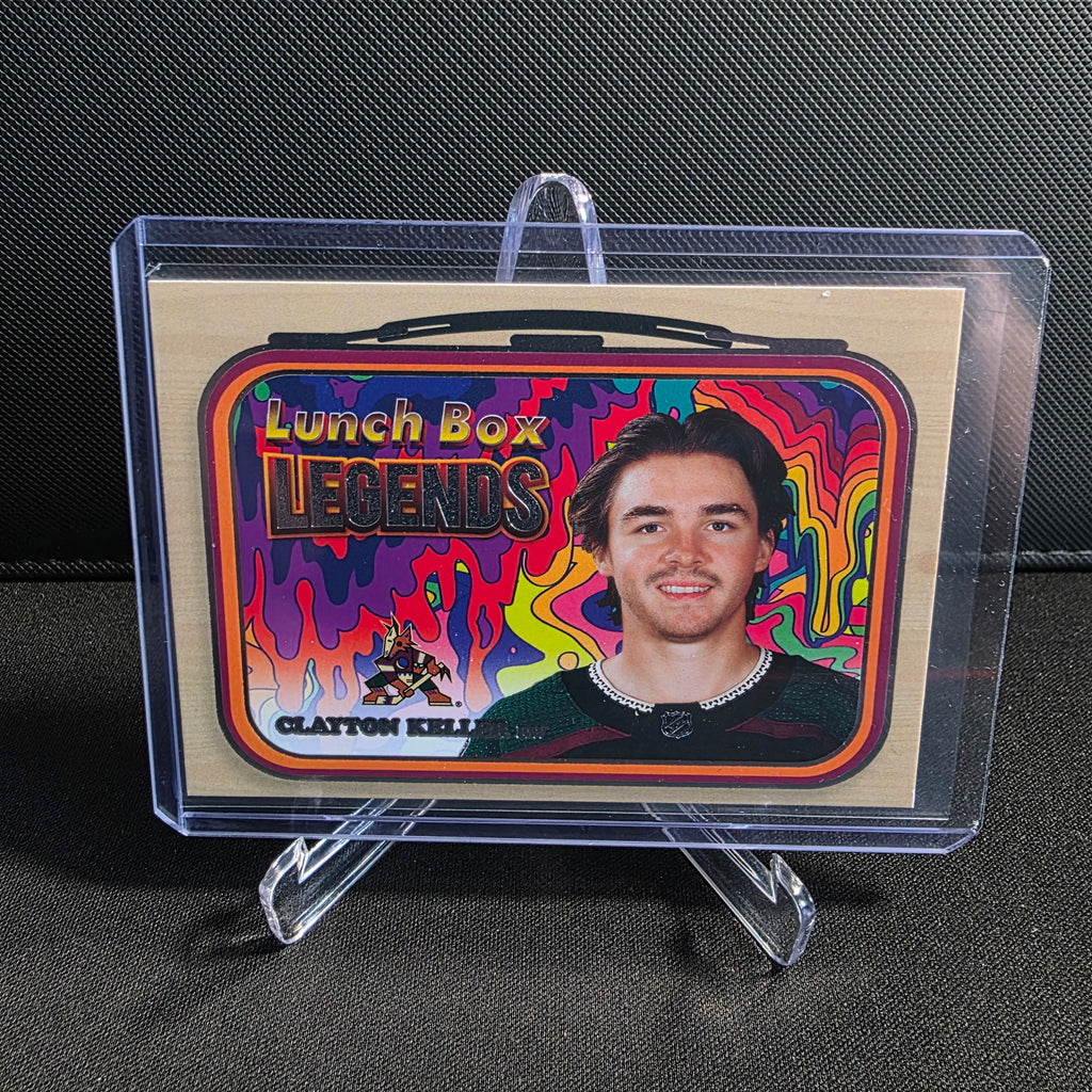 2022-23 Upper Deck Series 2 Lunch Box Legends LB-8 Clayton Keller Arizona Coyotes