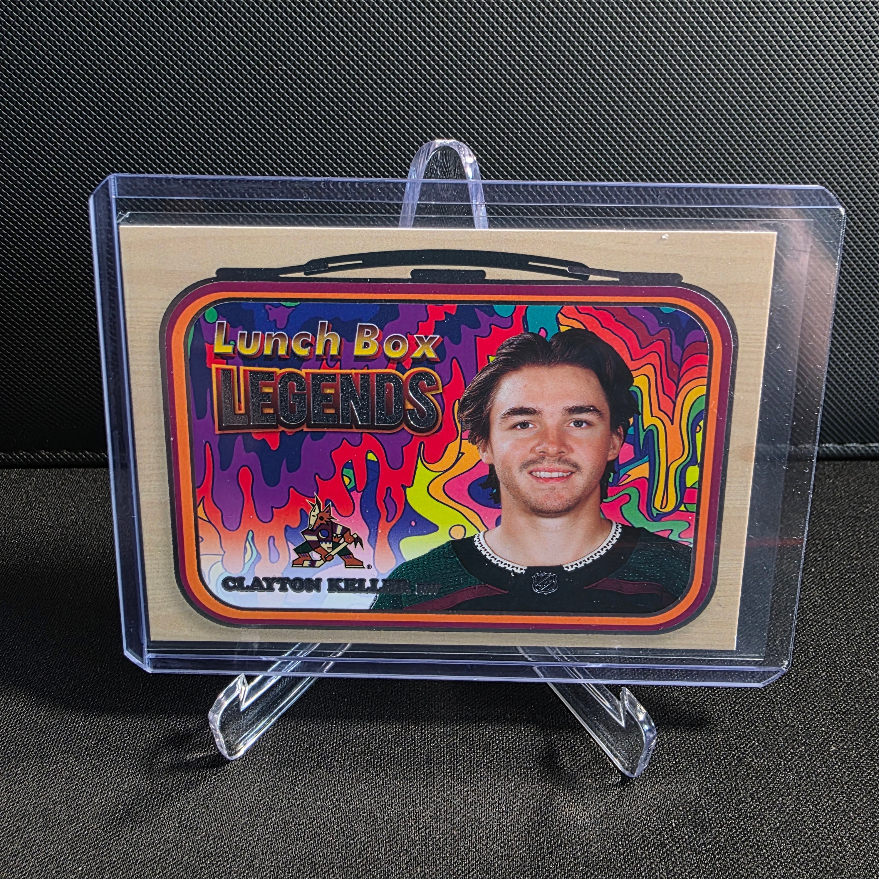 2022-23 Upper Deck Series 2 Lunch Box Legends LB-8 Clayton Keller Arizona Coyotes