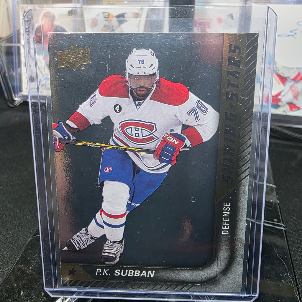 2015-16 Upper Deck Series 1 SS-9 Shining Stars P.K. Subban Montreal Canadiens